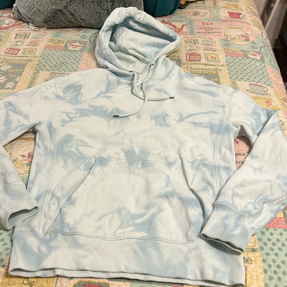 J Crew thick heavy and warm blue cloud color hoodie in size small. - Picture 1 of 6
